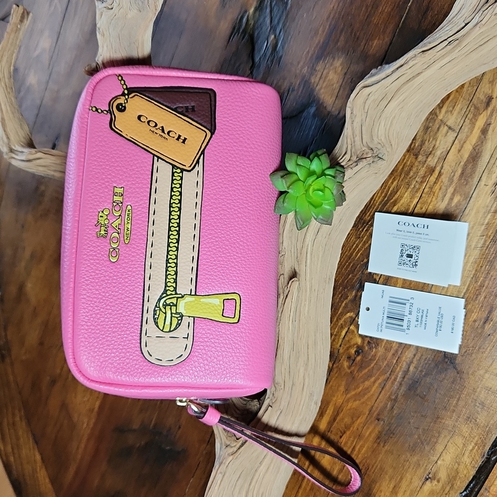 Coach - CH731 - Dempsey Boxy Cosmetic Case 20 with Troupe L'Oeil Print